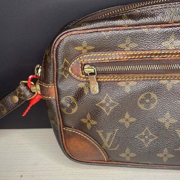 Louis Vuitton Wristlet Monogram Canvas Marly Dragonne GM Clutch LV0 Monogram LV - Picture 14 of 16
